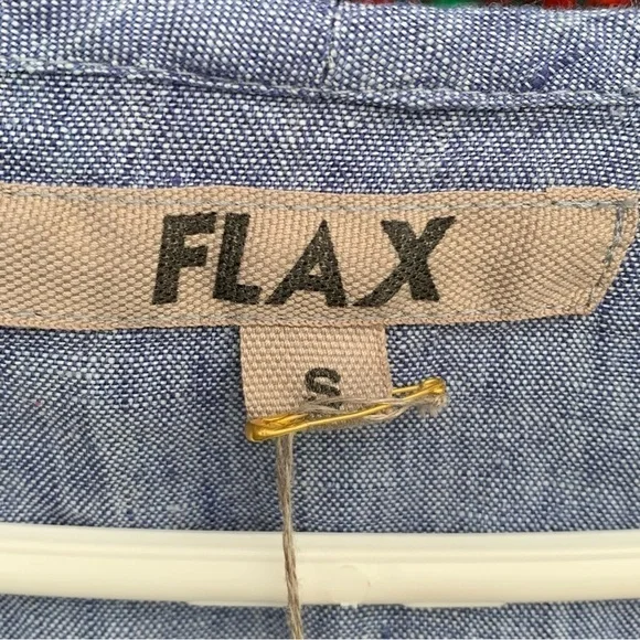 🆕 Flax Linen Market Tunic Shirt Women’s Top Size Small - Picture 6 of 6